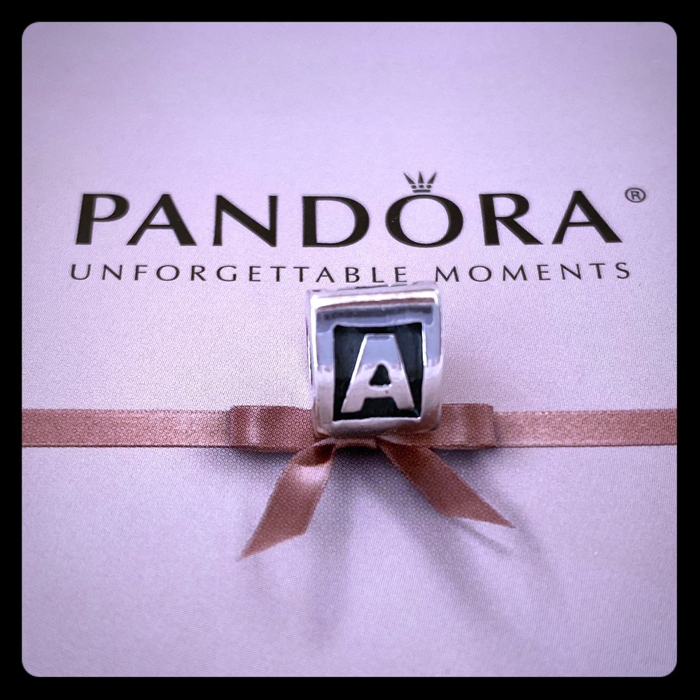 Retired Authentic Pandora Letter Charm